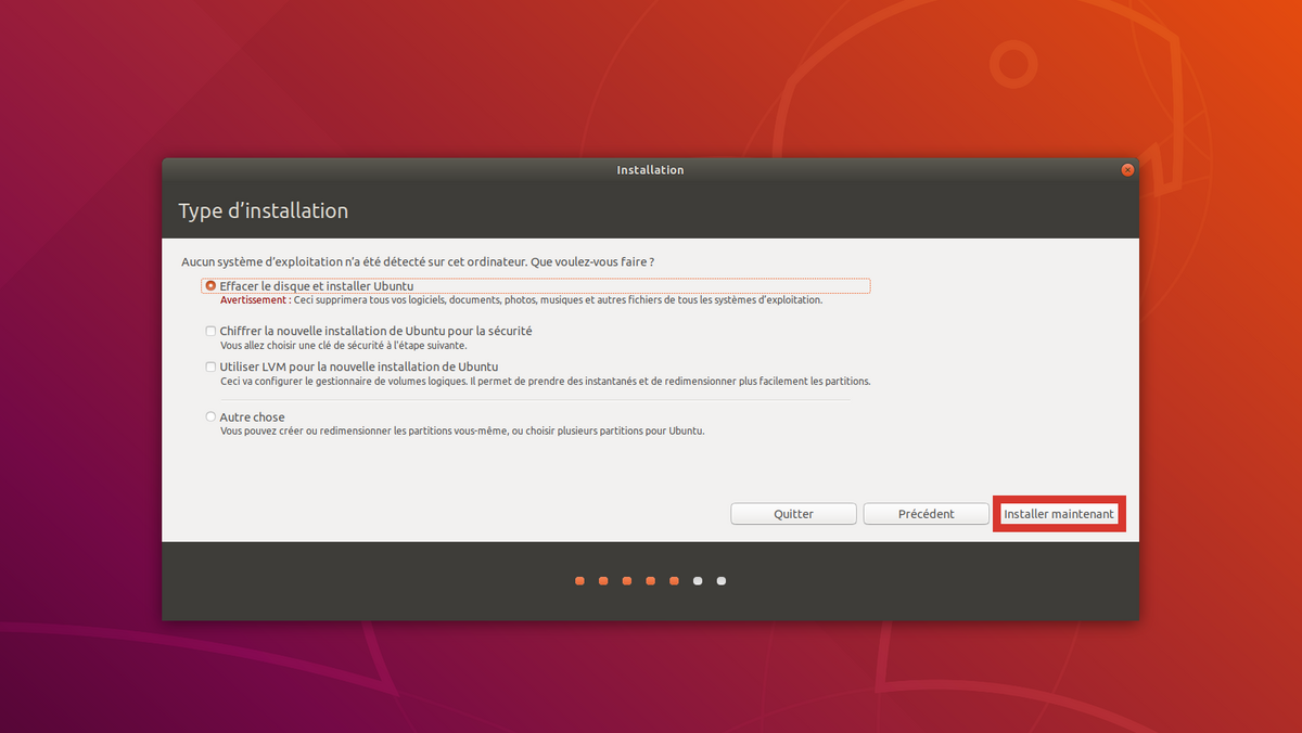 Installation Ubuntu 5