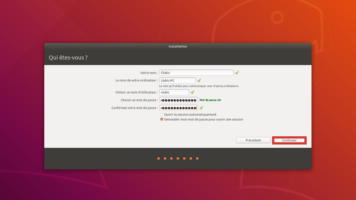 Installation Ubuntu 8