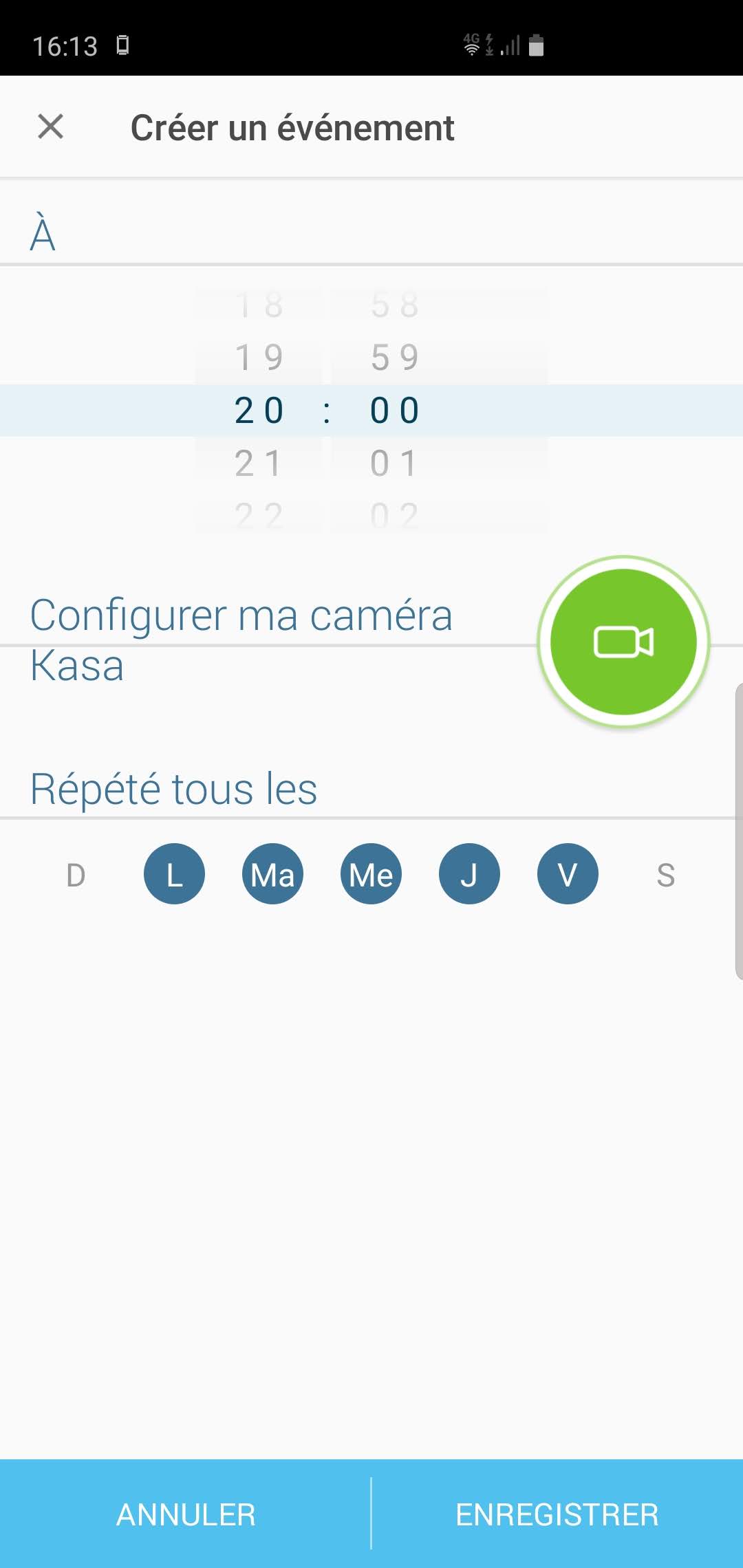 Kasa Cam Outdoor - Programmateur