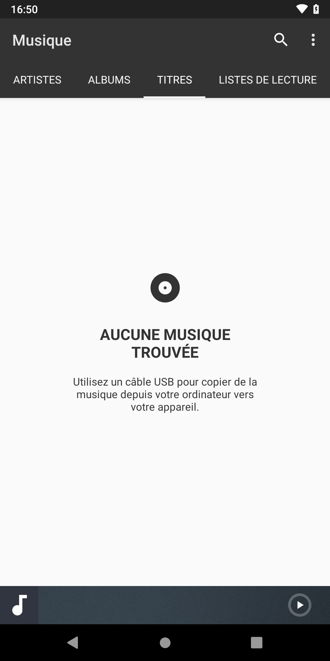 LineageOS - Lecteur musique