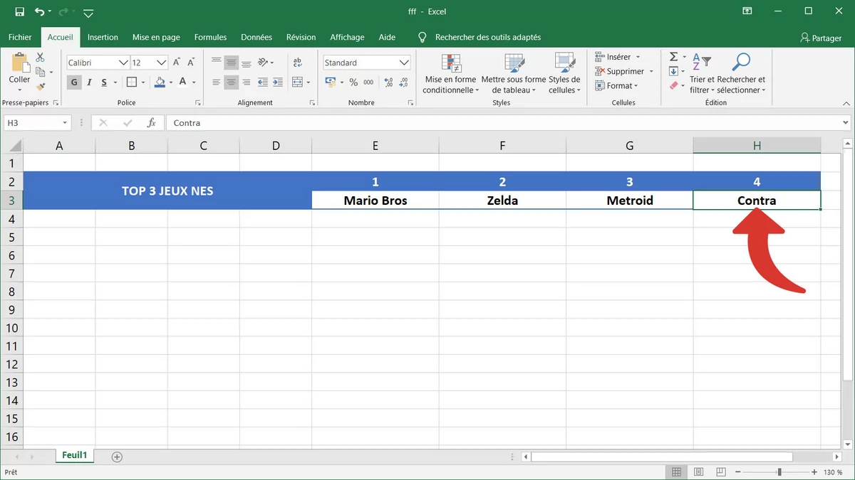 Tuto Excel