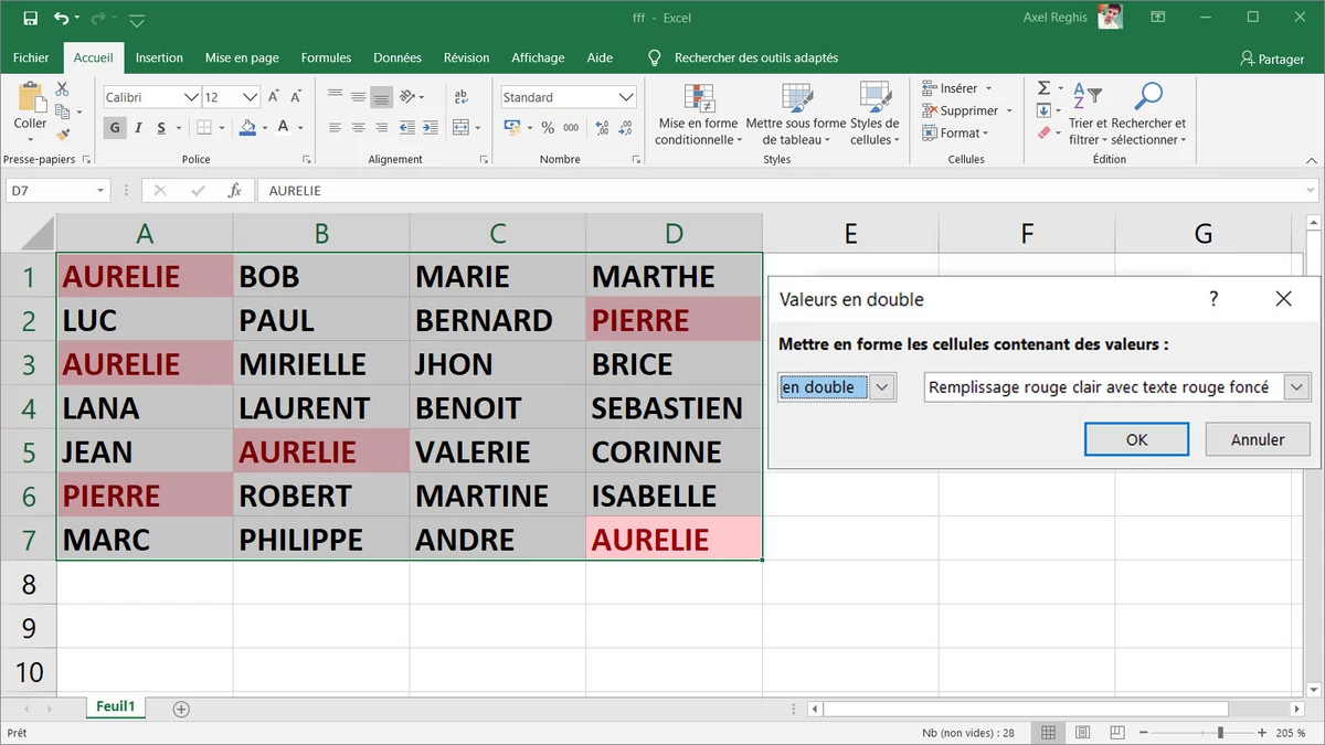 Tuto Excel