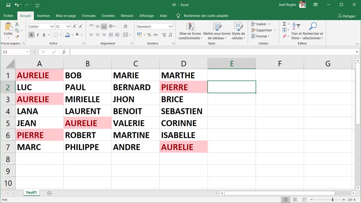 Tuto Excel