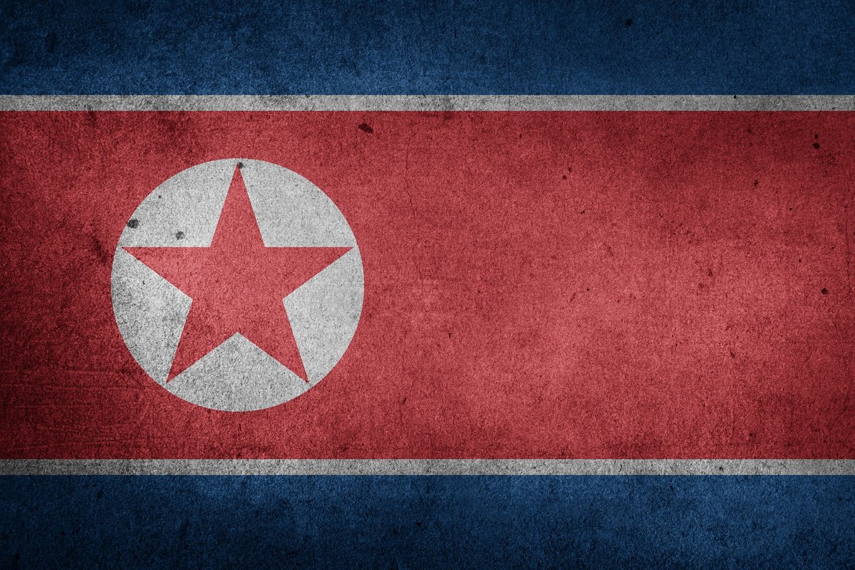 Corée du Nord drapeau