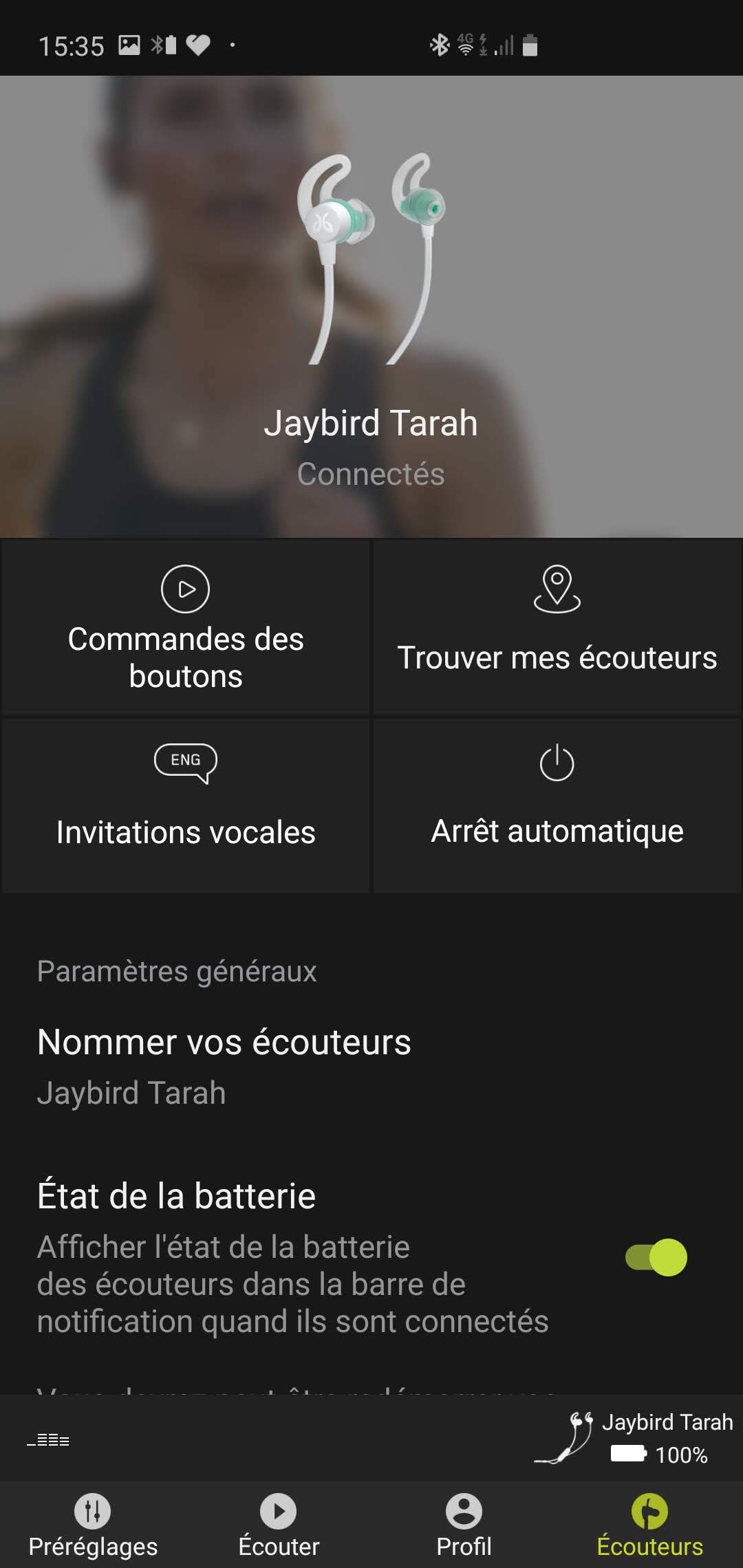 Jaybird Tarah - Application 5