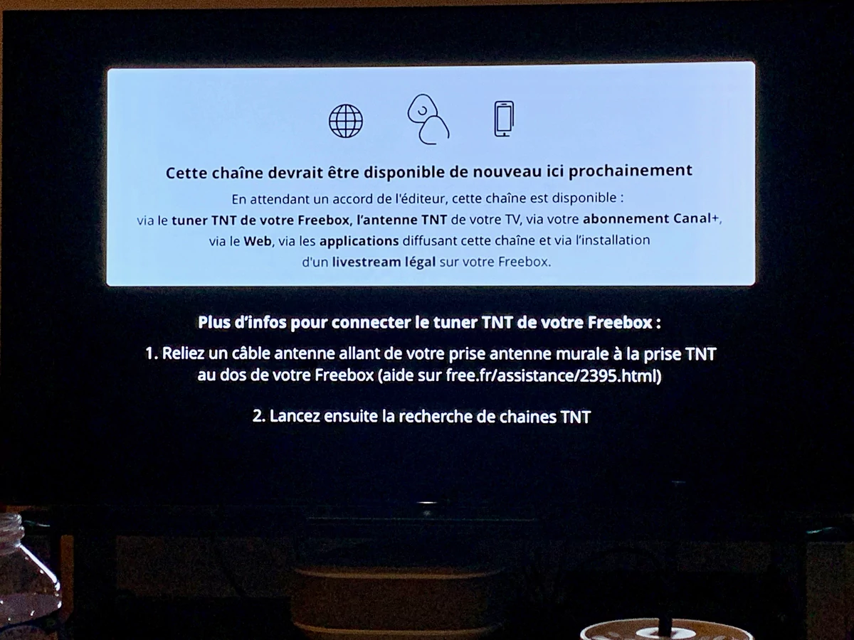 Freebox BFM Coupure
