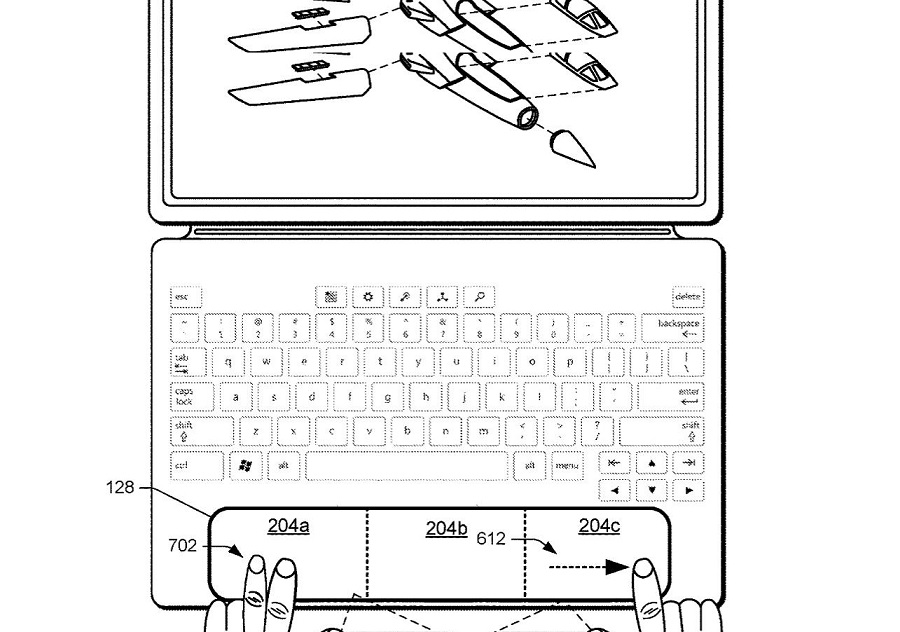 Brevet touchpad Microsoft