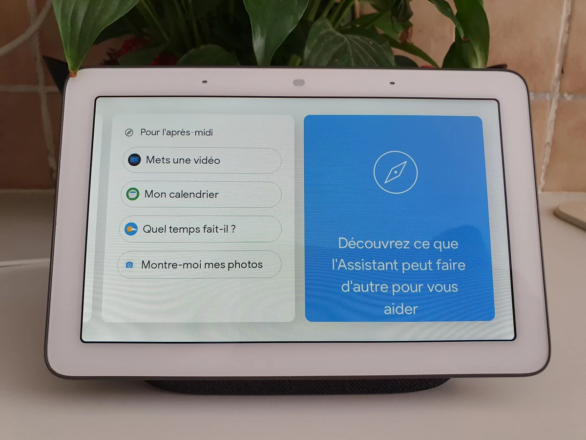 Google Nest Hub - Infos Assistant