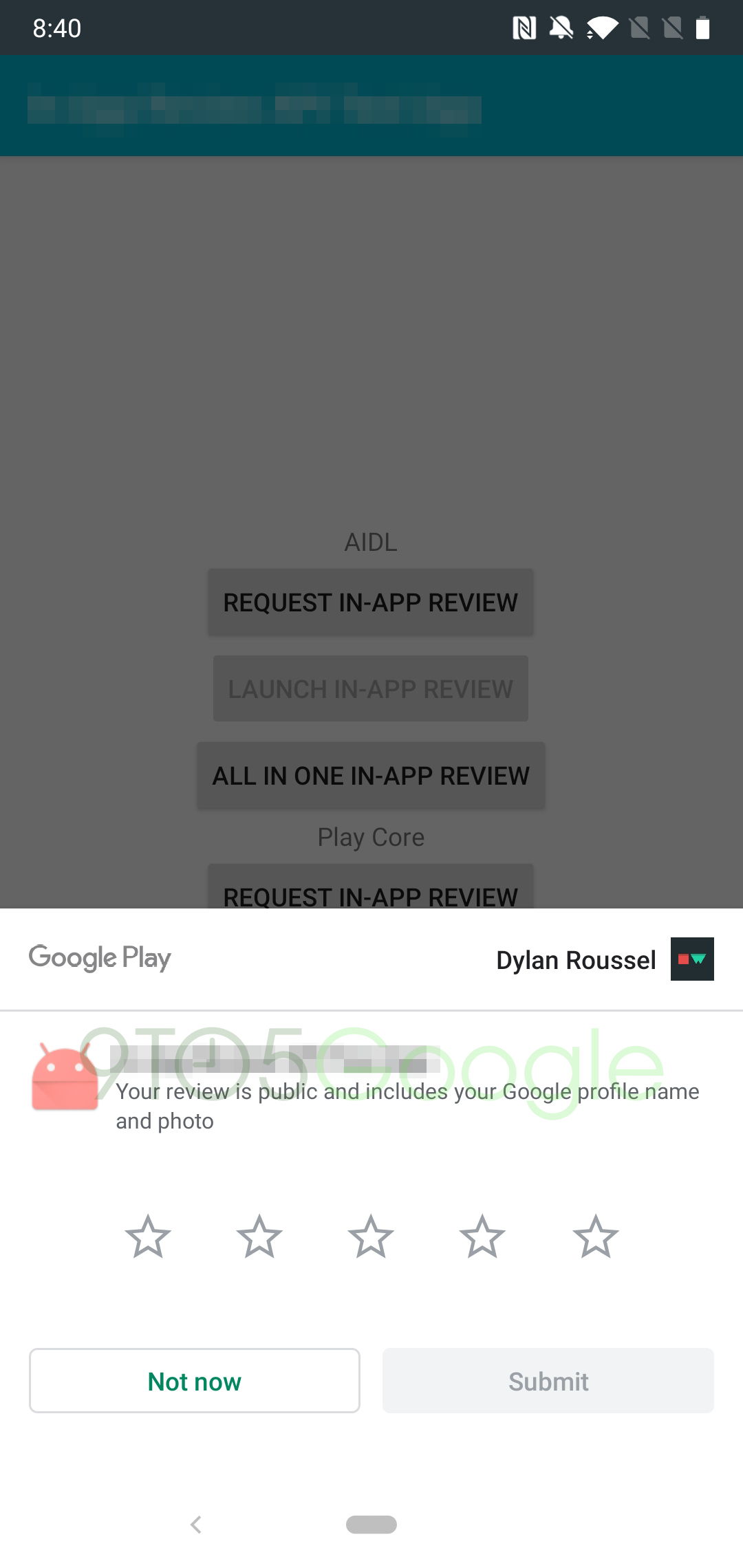 Evaluation Play Store