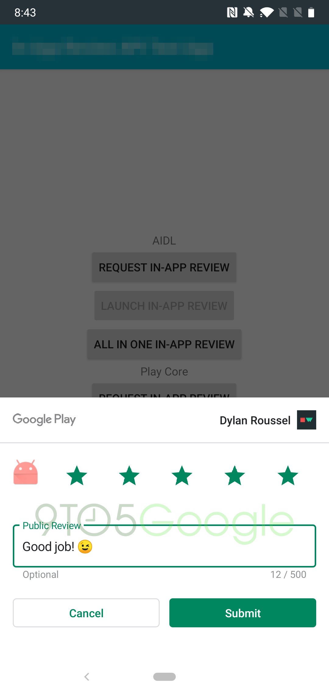 Evaluation Play Store