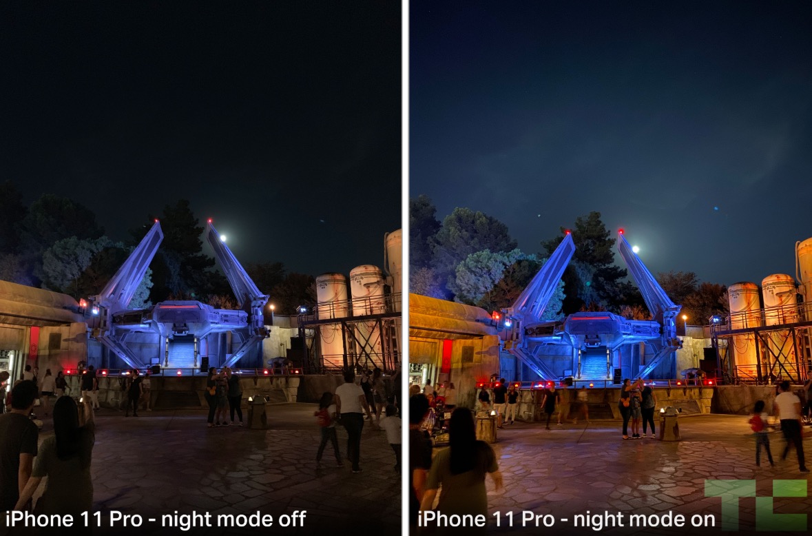 iPhone 11 Pro Max night shot