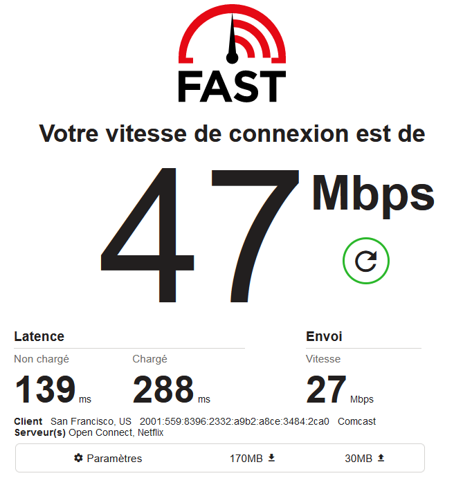 Test VPN-Netflix