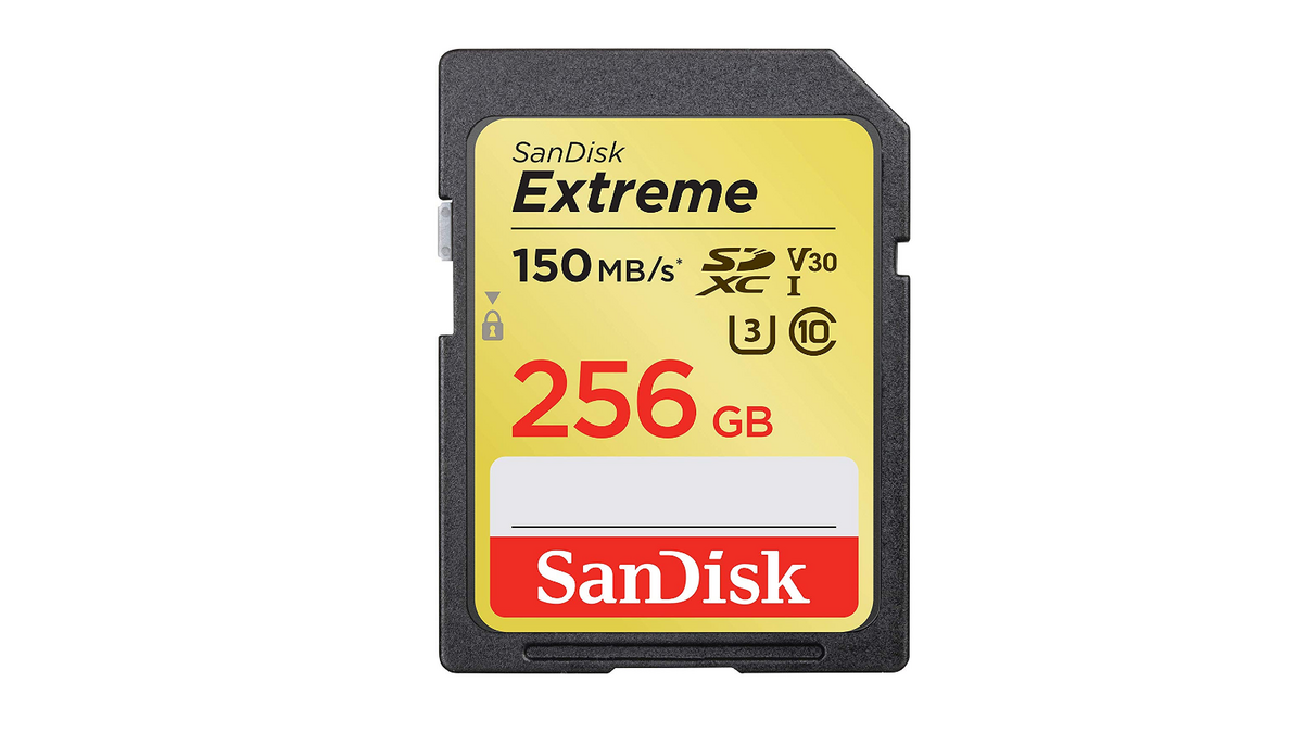 carte mémoire SanDisk SDXC de 256 Go