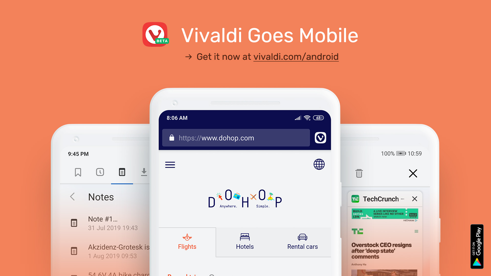 Le navigateur Vivaldi s'offre un nouveau mode sombre sur Android