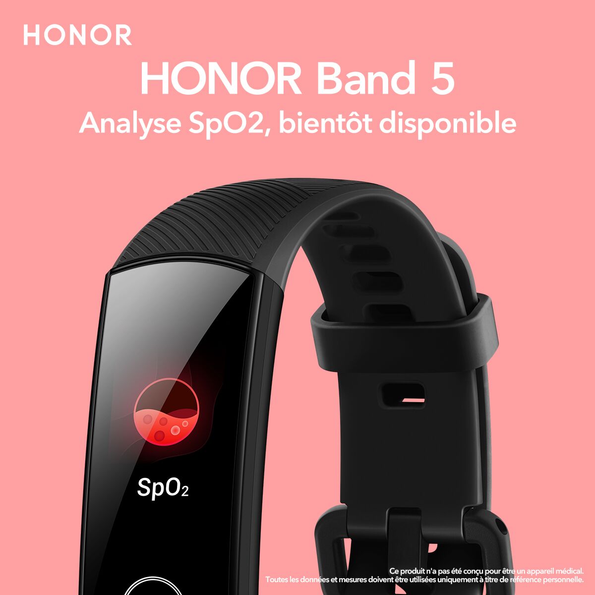 Bracelet connecté honor band 5 hot sale