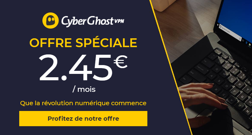 CyberGhost nouvelle offre