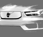 La Volvo XC40 électrique est teasée en dessins avant son lancement, prévu ce mois-ci