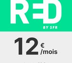 Forfait mobile 60 Go à 12€/mois à vie, la promo du moment chez Red