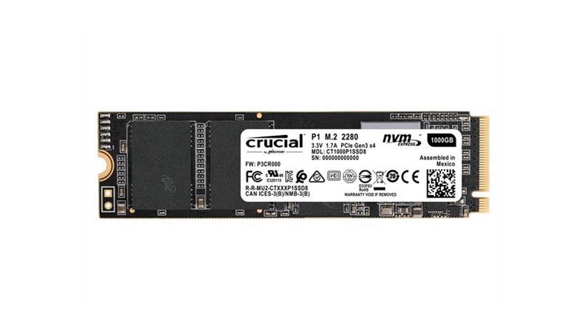 SSD M.2 Crucial p1 500Go