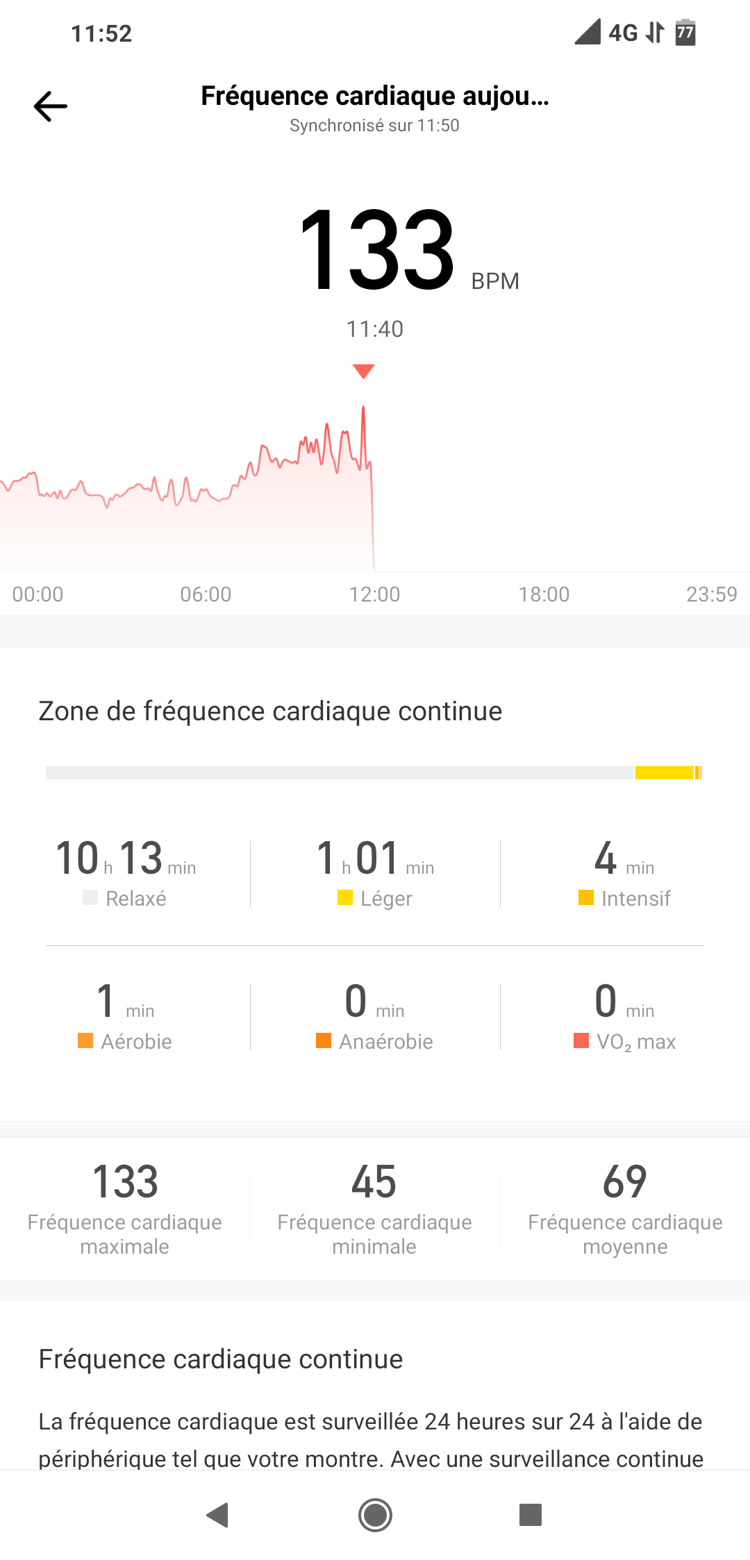 Amazfit Verge - Cardio application