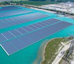 La plus grande centrale solaire flottante d'Europe ouvre dans le Vaucluse