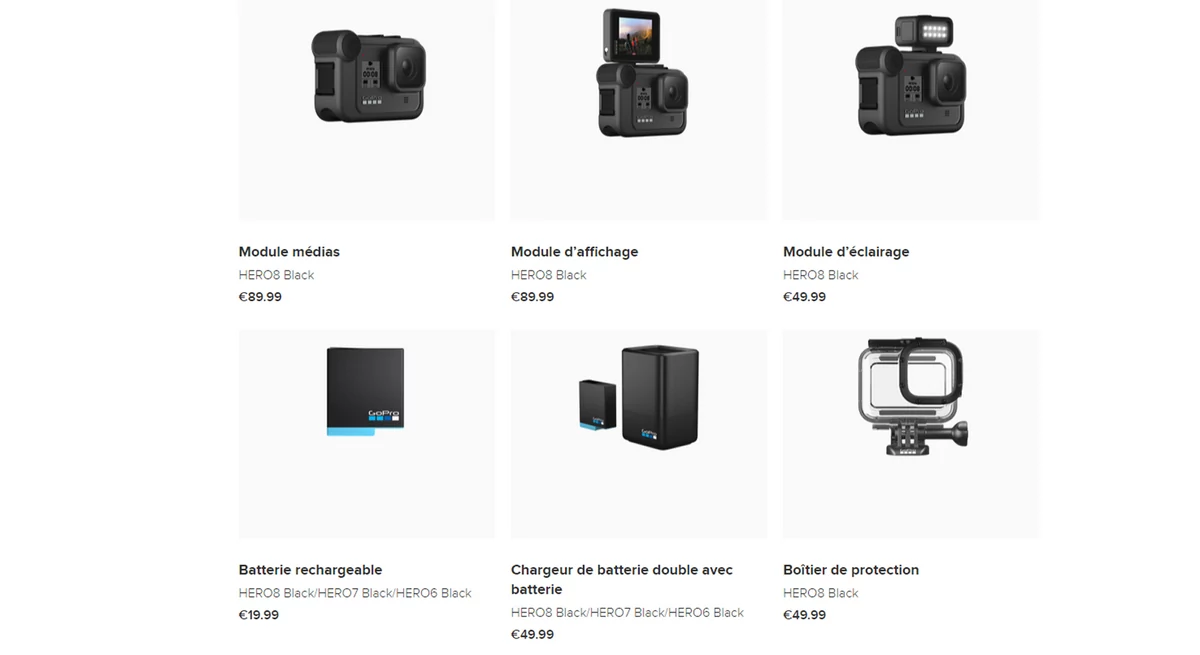GoPro Hero 8 accessoires