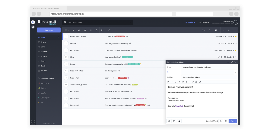 ProtonMail 4