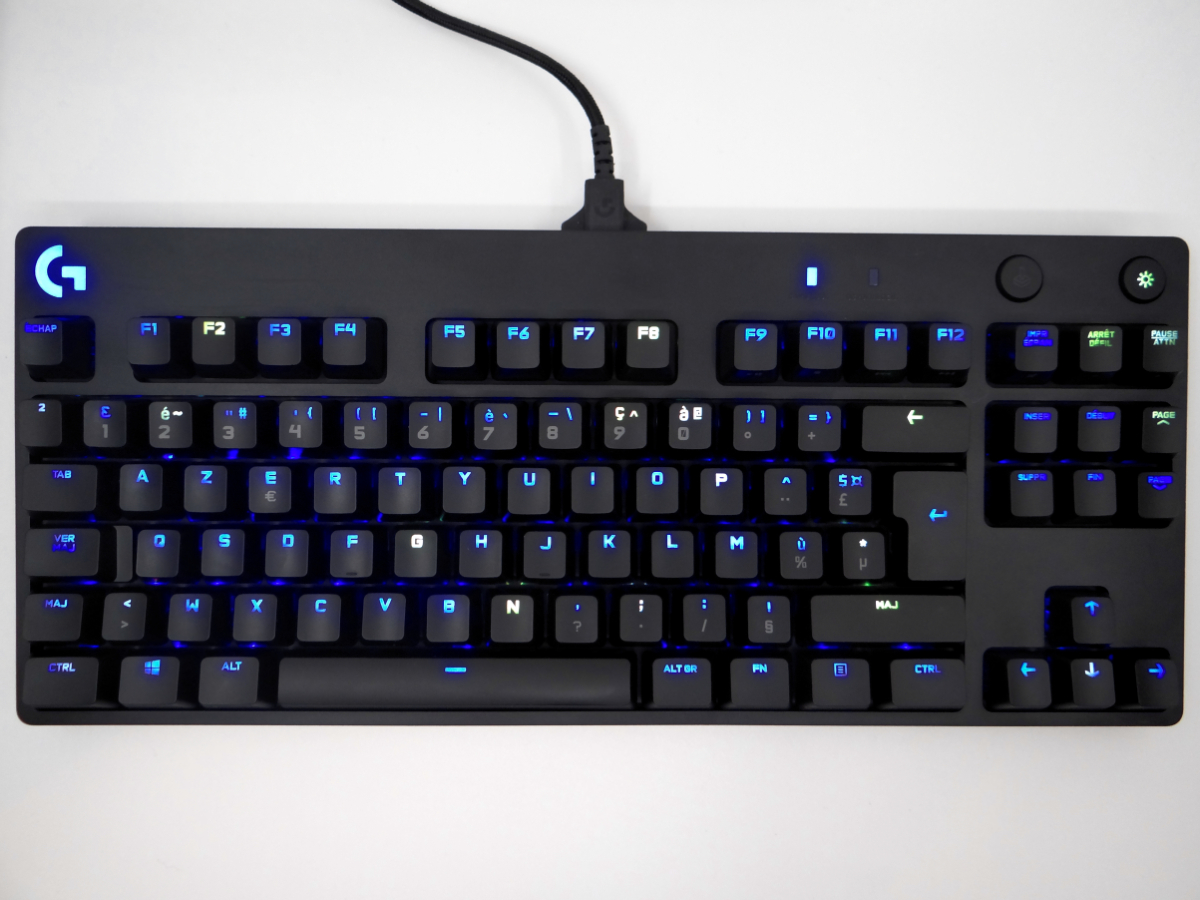 Test clavier Logitech G Pro X_5