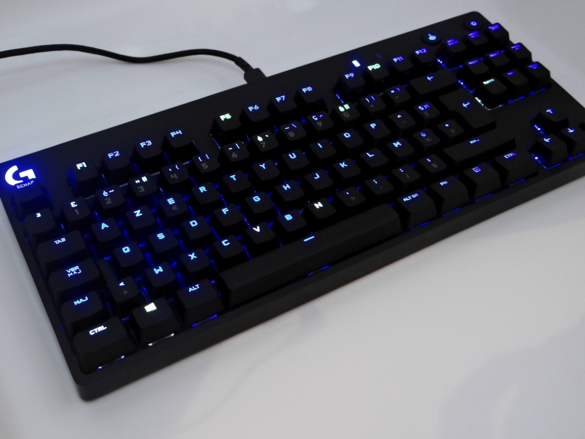 Test clavier Logitech G Pro X_6