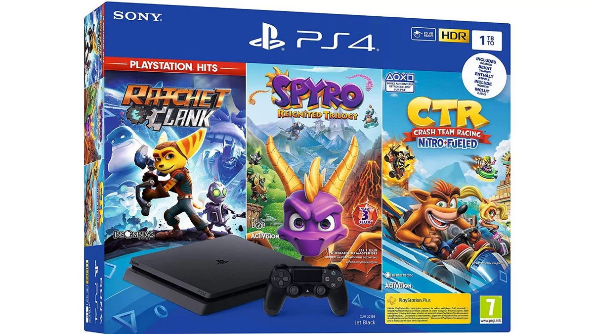 PS4 Slim 1 To Crash Team Racing Spyro Reignited Trilogy Ratchet Clank.jpg