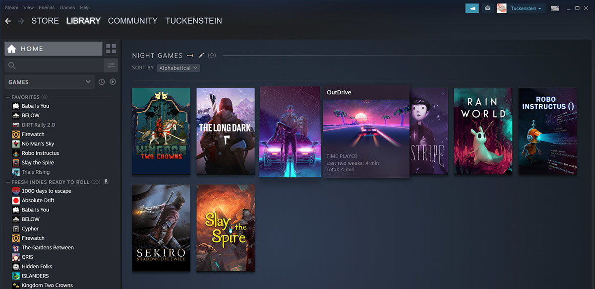 Steam mise à jour