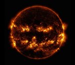 Le Soleil a un air de citrouille d'Halloween sur cette image de la NASA