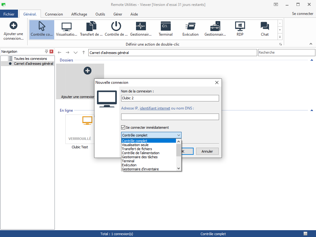 Remote Utilities © clubic.com