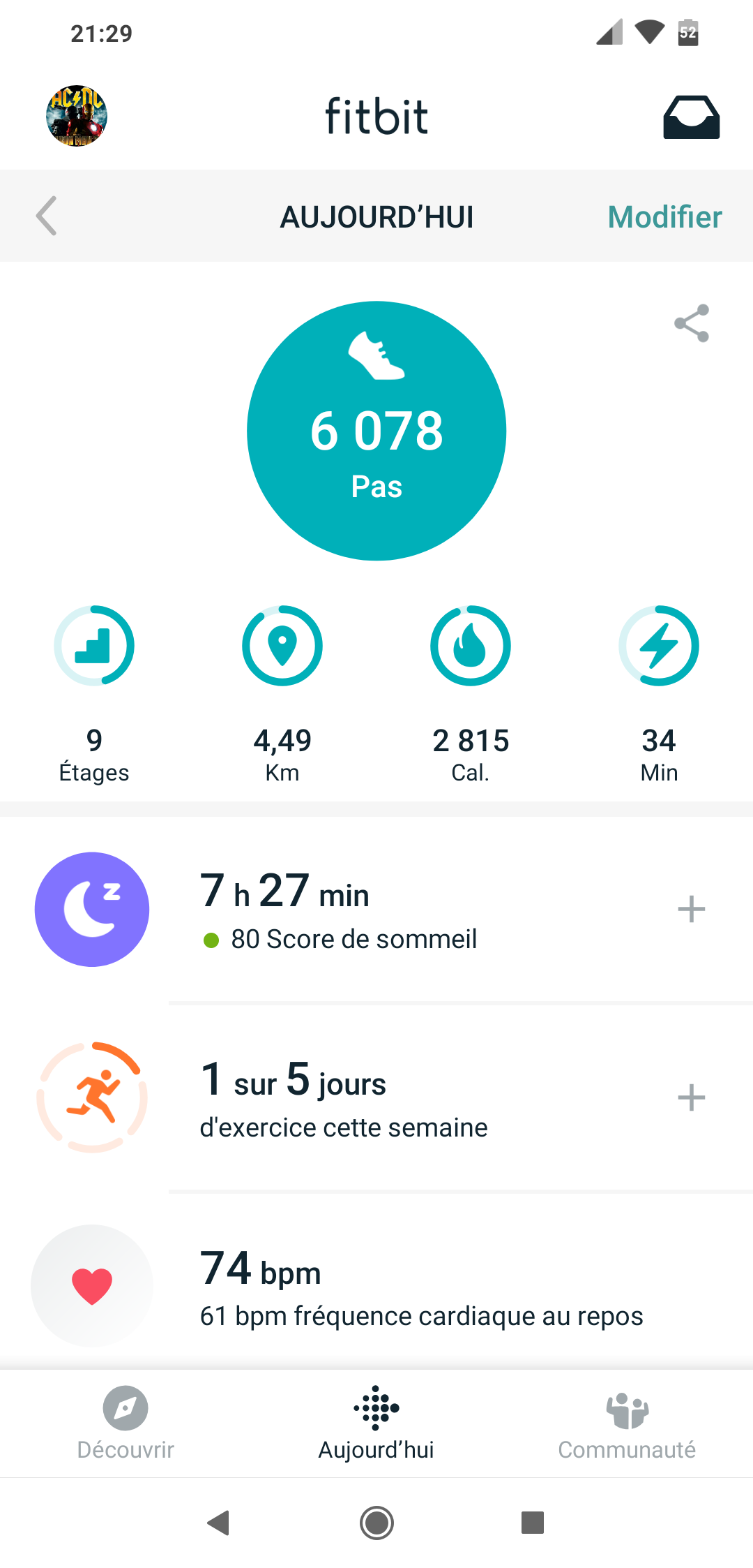 Fitbit Versa 2 - Application Fitbit