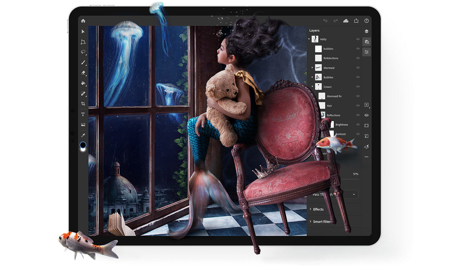 Adobe lance un abonnement Photoshop et Fresco pour iPad à 9,99¬ par mois