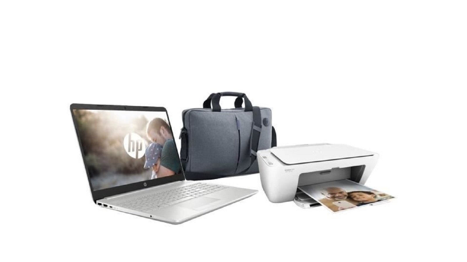 PC portable : le modèle HP 15” + imprimante + sacoche à seulement 349€99 -  Le Parisien
