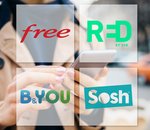 Forfaits mobiles : toutes les offres du moment chez RED, Free, Sosh et B&You