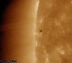 [En images] Mercure est passée en transit devant le Soleil ce lundi 