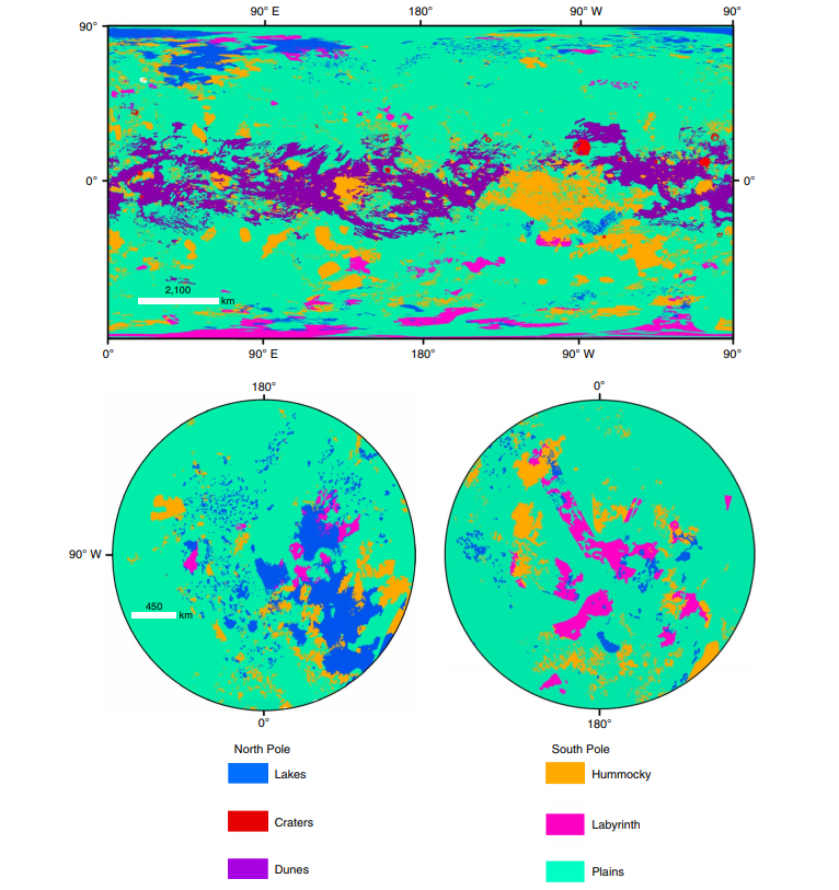 Titan Geomorphic Map 1