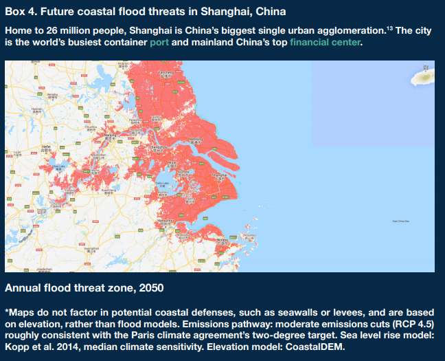 Shanghai sous les eaux 2050