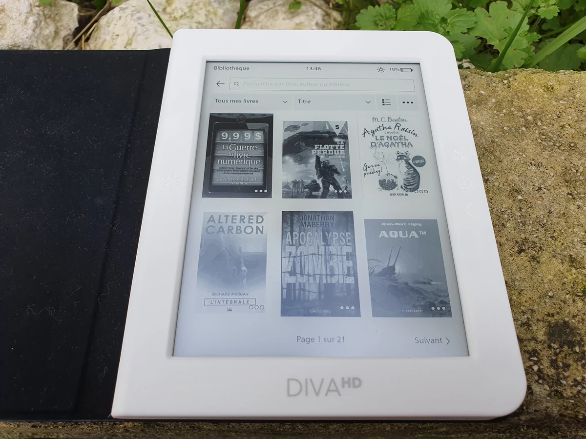 Bookeen Diva HD - Bibliothèque