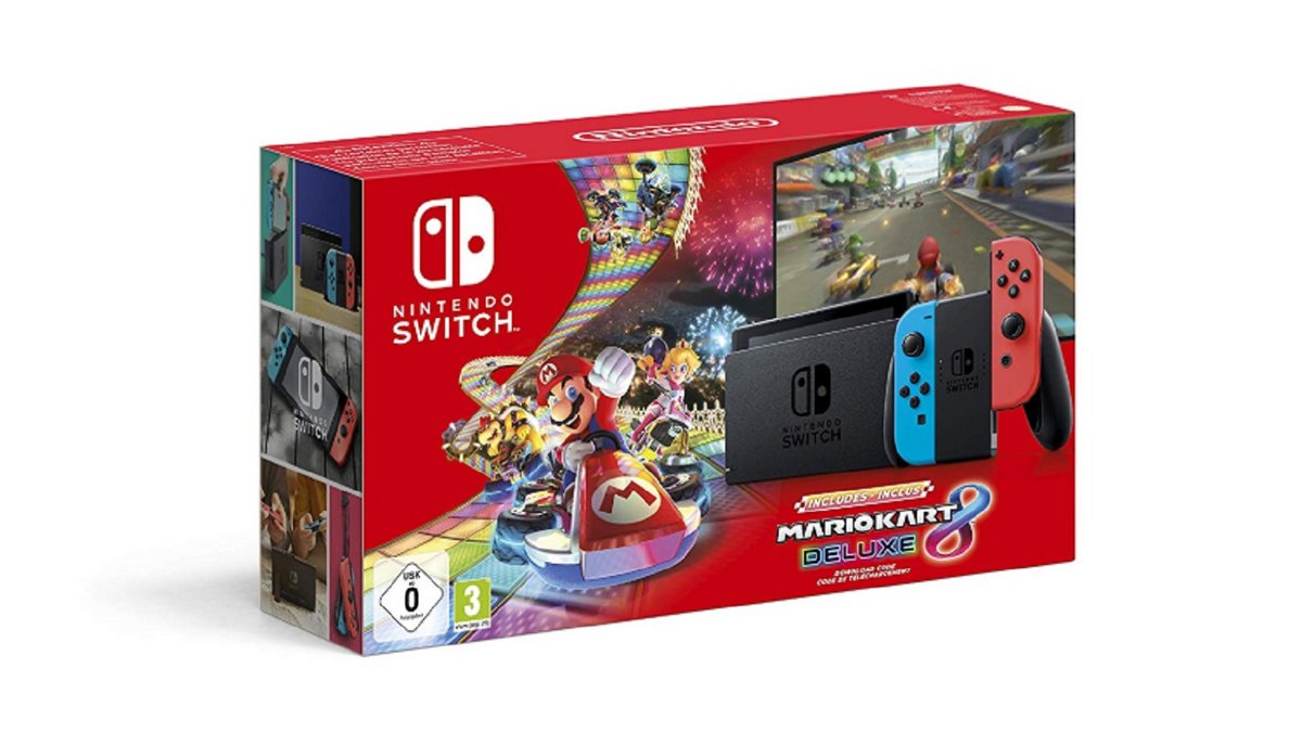 Pack Nintendo Switch + Mario Kart 8