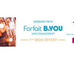 Forfait mobile : B&You offre un cadeau de Noël à ses nouveaux abonnés avec 1 mois offert