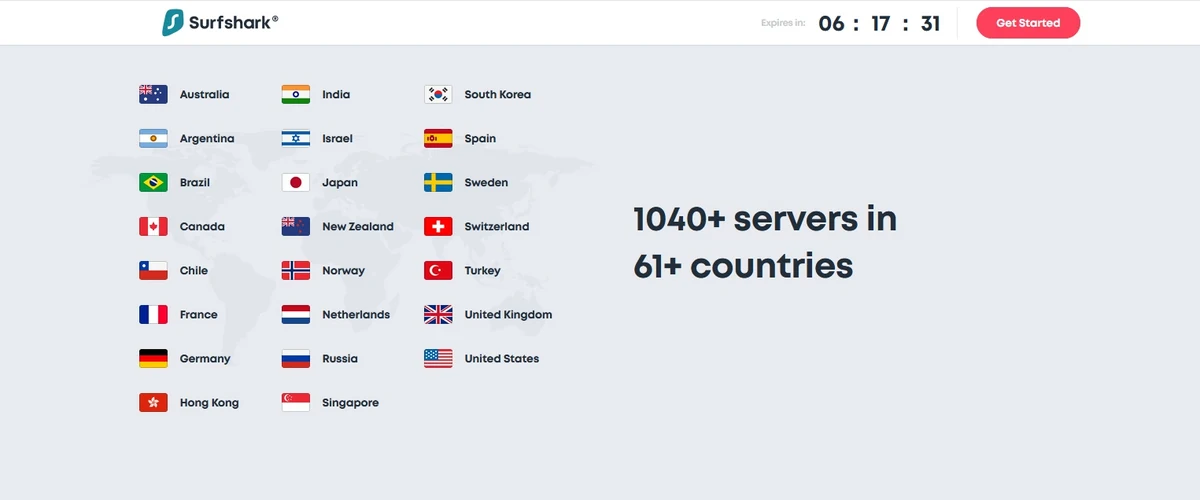 Surfshark_servers