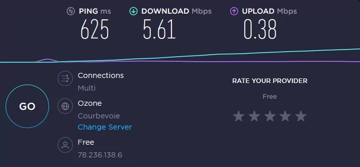 Speedtest Freedome 2019_Japon