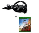 Bon plan gaming chez Cdiscount : Volant + pédalier Logitech G920 + Forza Horizon 4 à 179,99€