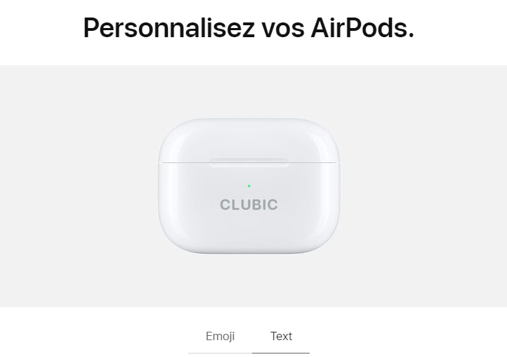 AirPods Gravure