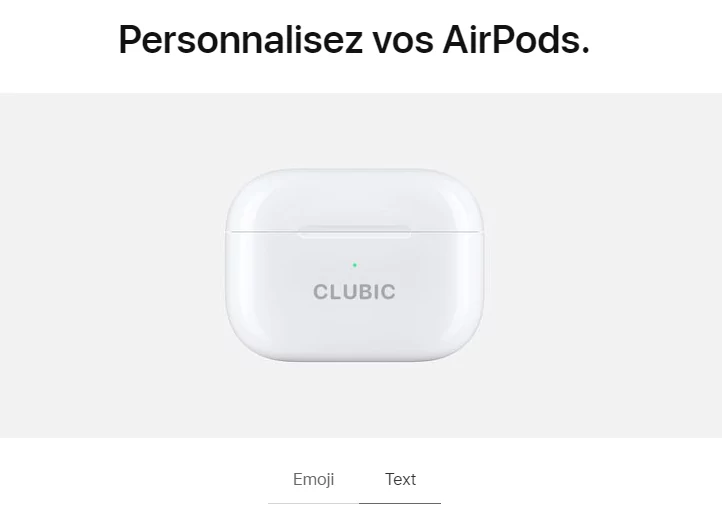 Boîtier airpods pro personnalisé