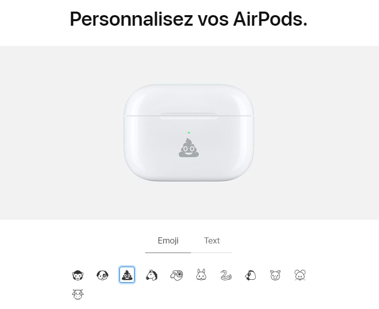 AirPods Gravure