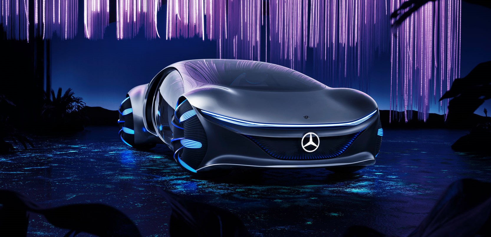 CES 2020 : Mercedes-Benz présente un incroyable concept car inspiré du film Avatar